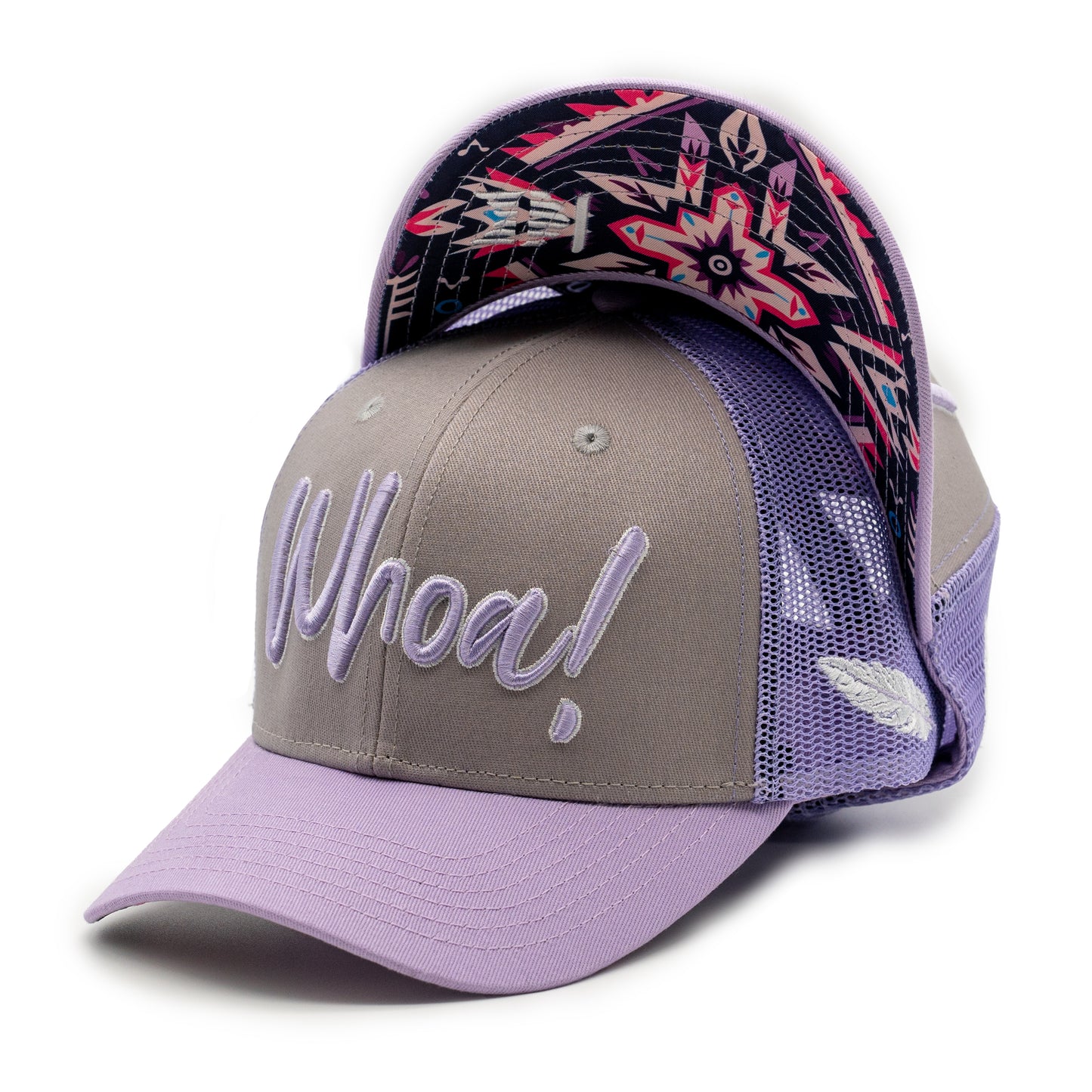 Whoa Lilac Curved Brim