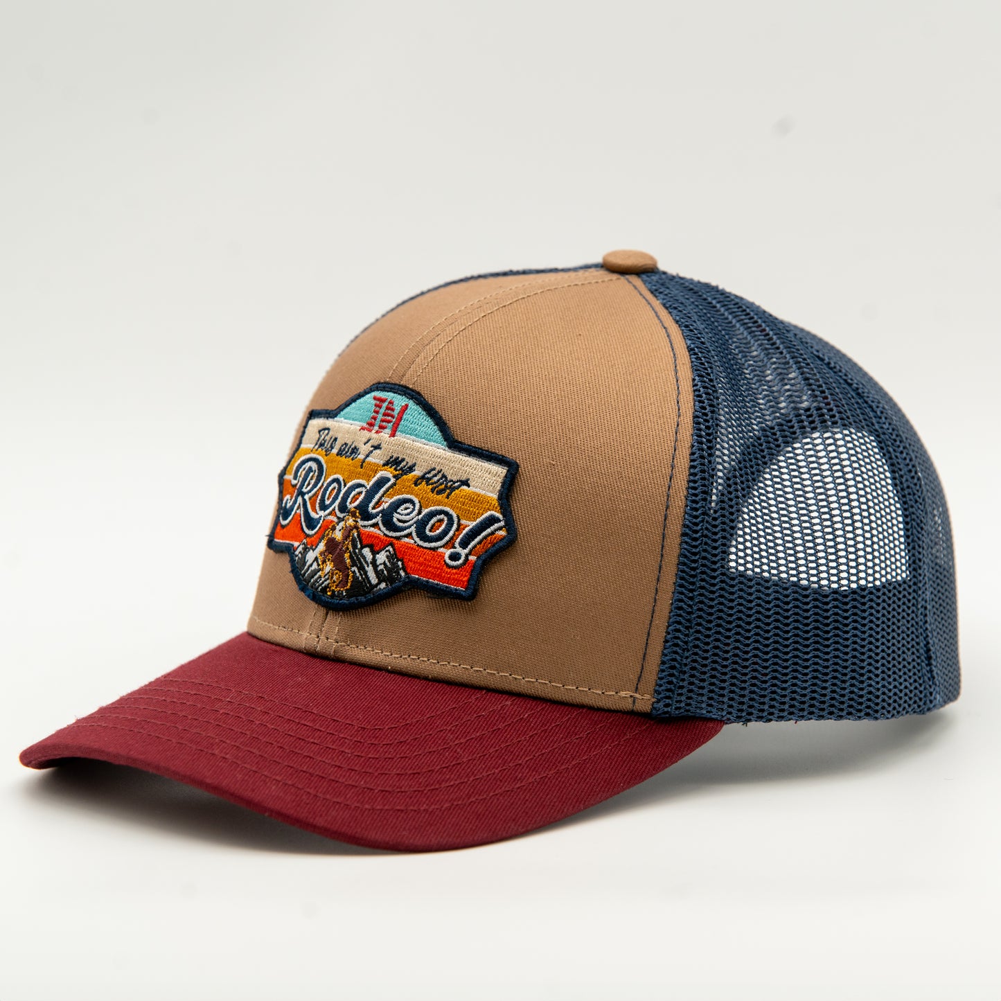 Rodeo 3 color Snapback Curved Brim