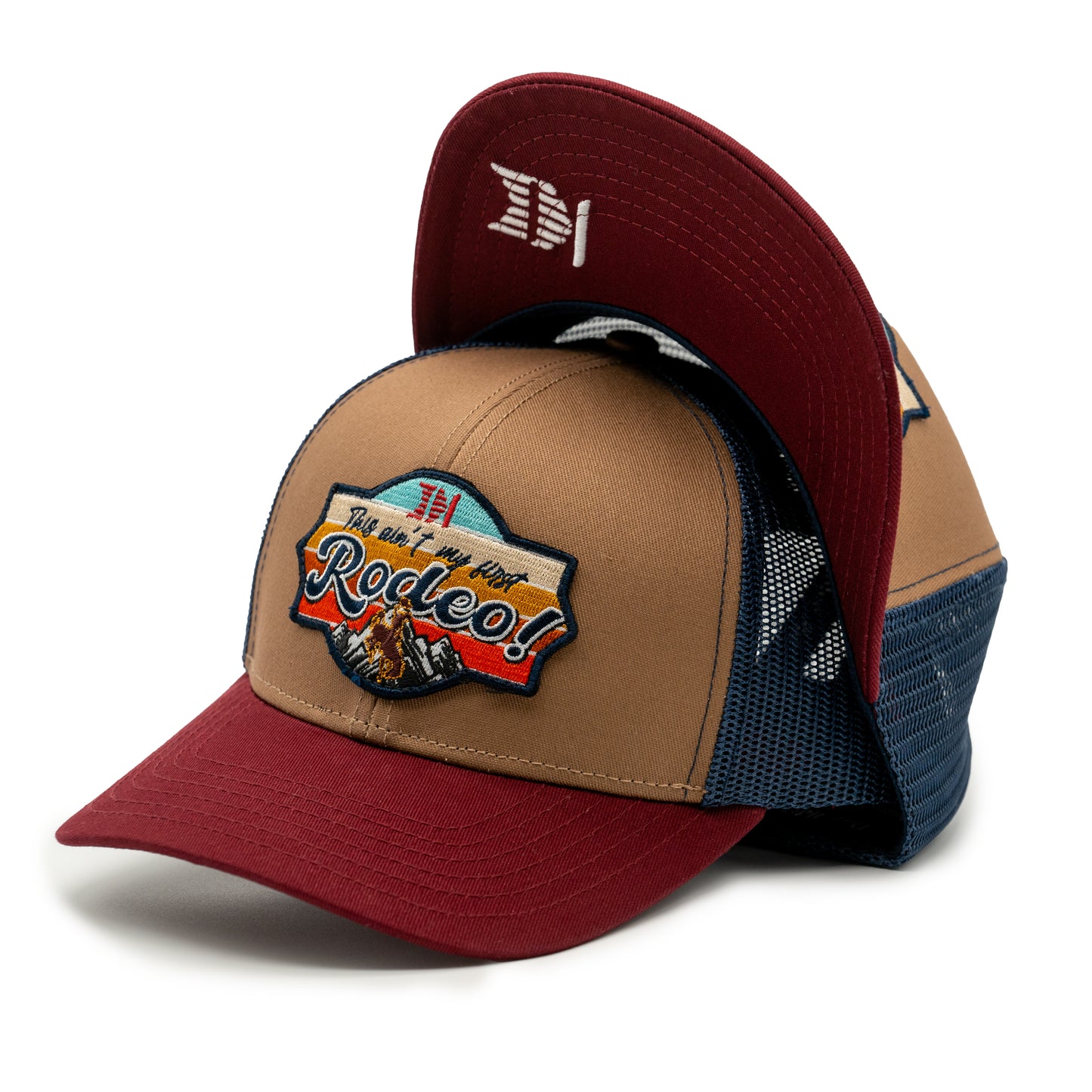 Rodeo 3 color Snapback Curved Brim