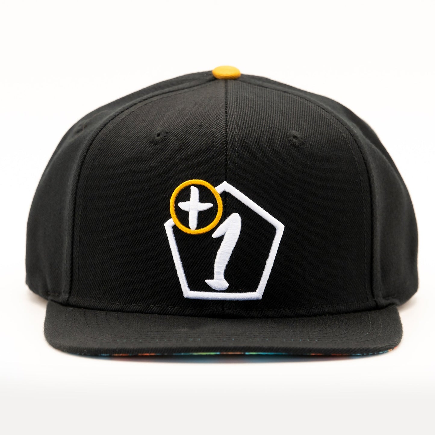 Deez Hats Plus-One-Pentagon Snapback Cap Flat Brim Deez-Hats
