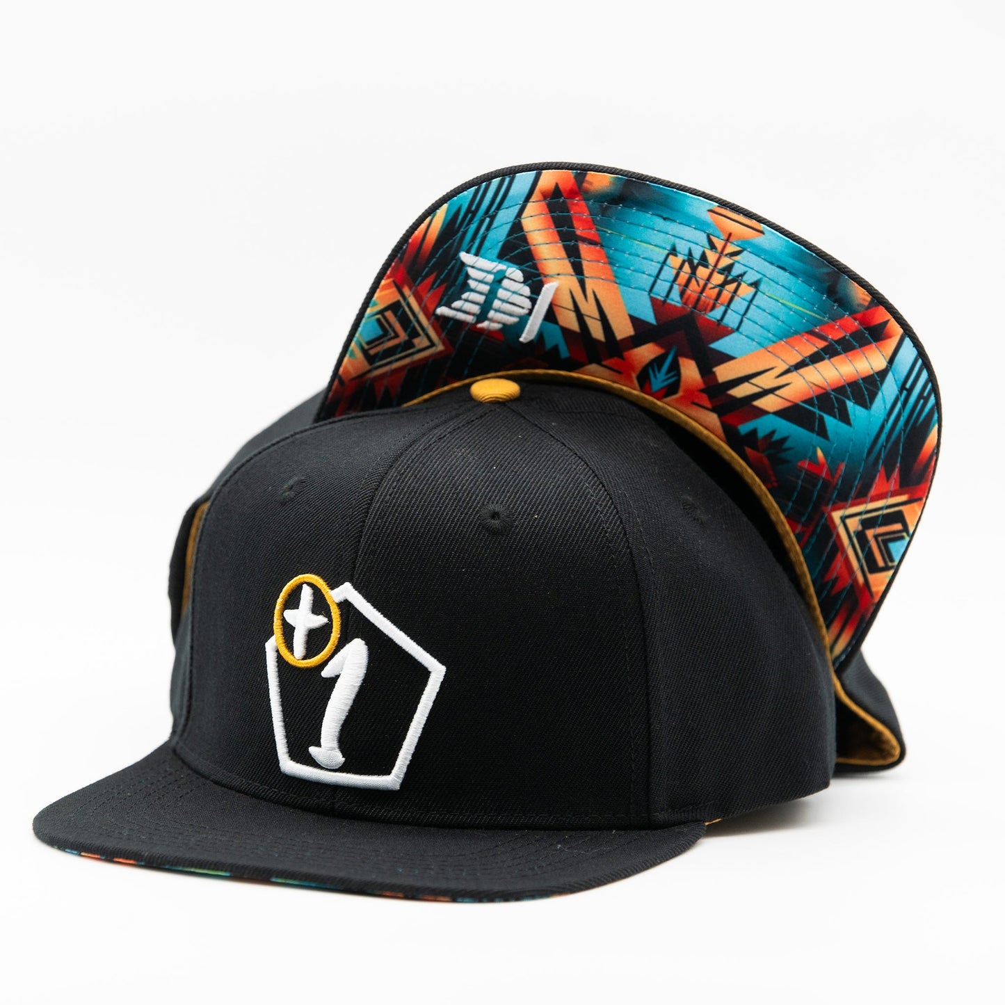 Deez Hats Plus-One-Pentagon Snapback Cap Flat Brim Deez-Hats