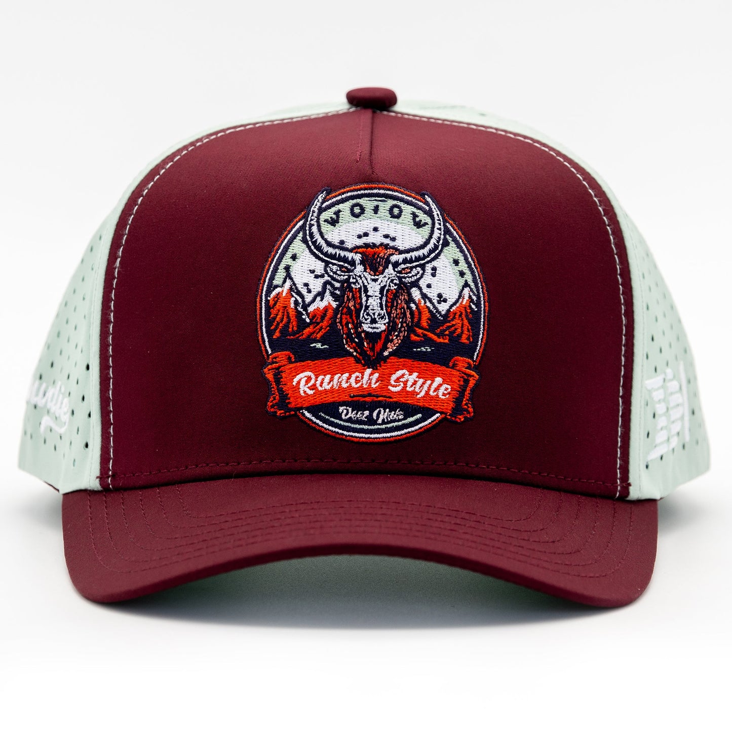 Deez Hats Ranch-Style Snapback Cap Curved Brim Deez-Hats