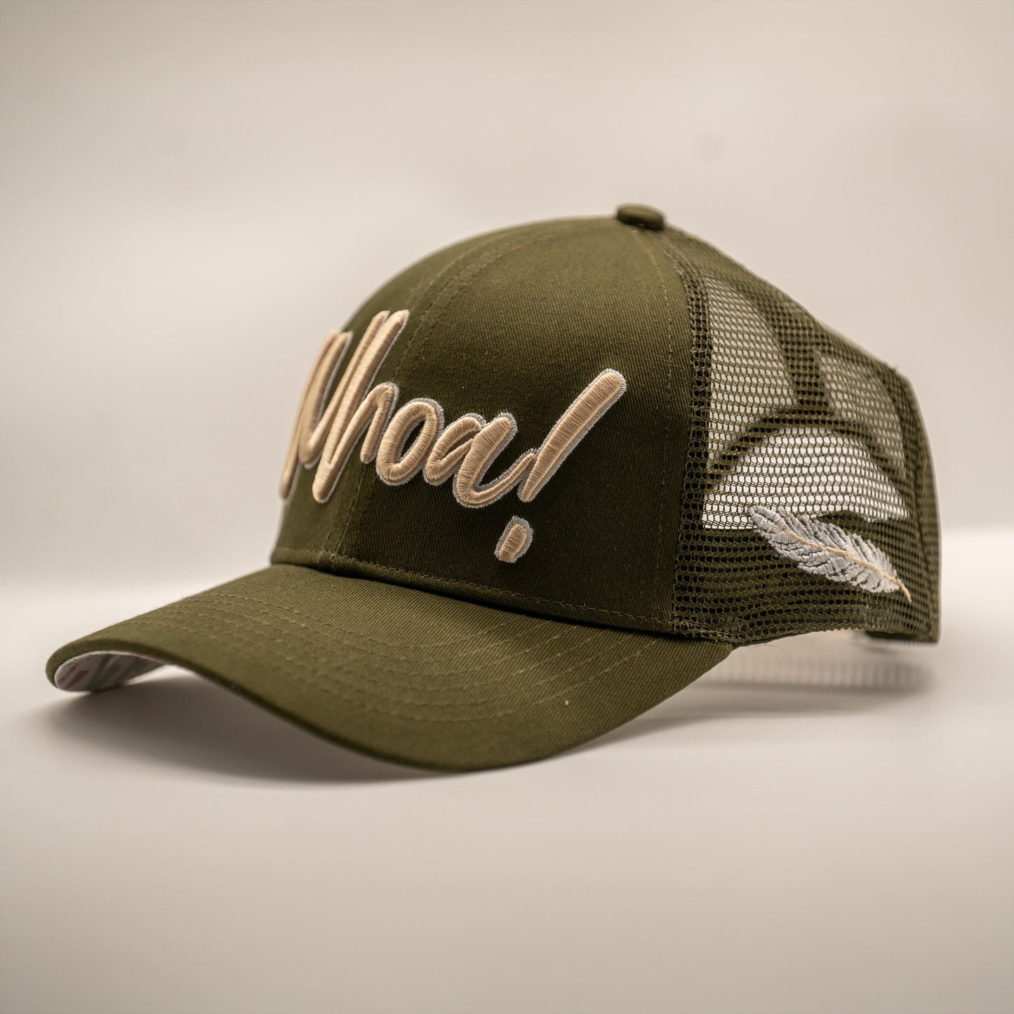Whoa! Olive –BaseCap