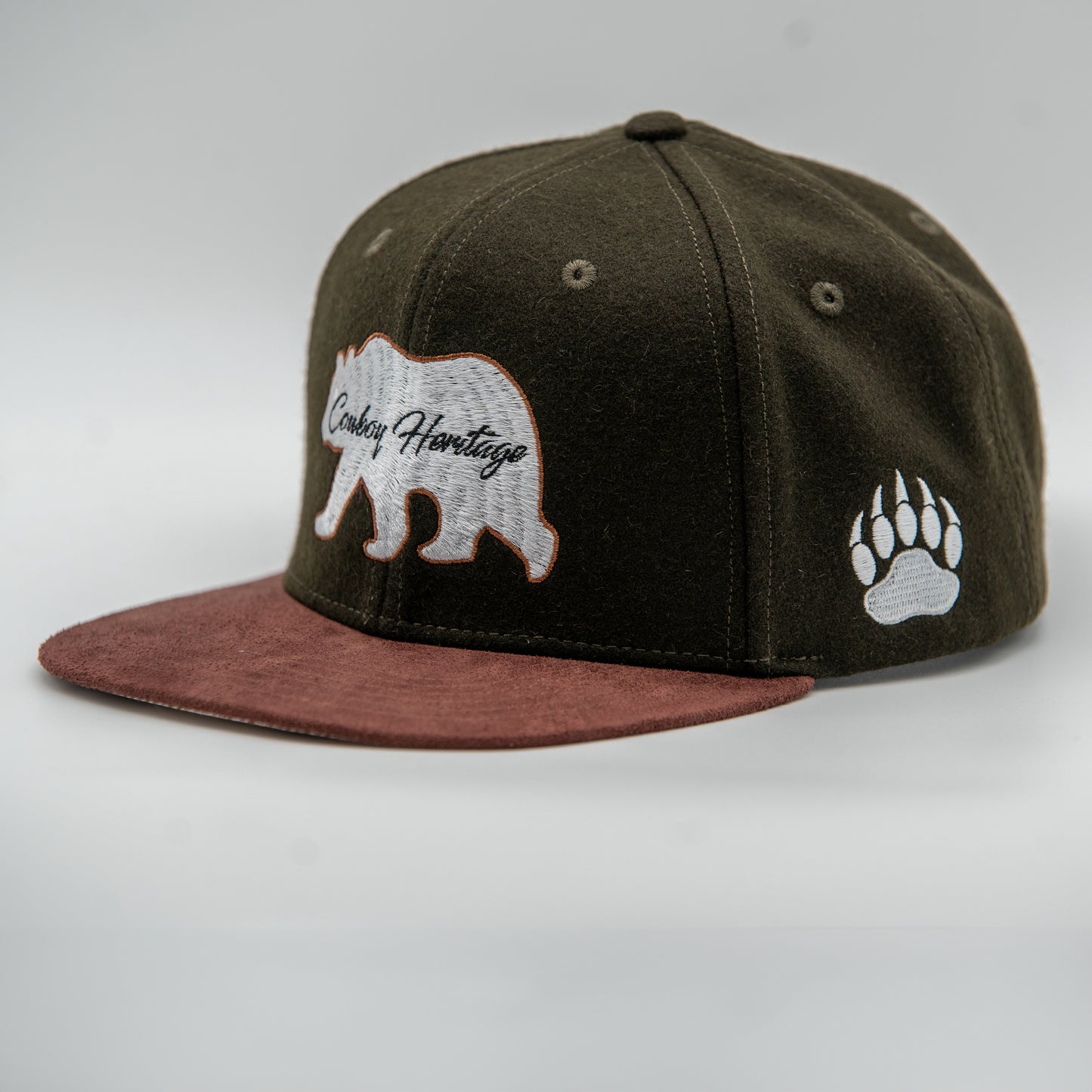 Grizzly Cowboy Heritage Snapback Flat Brim