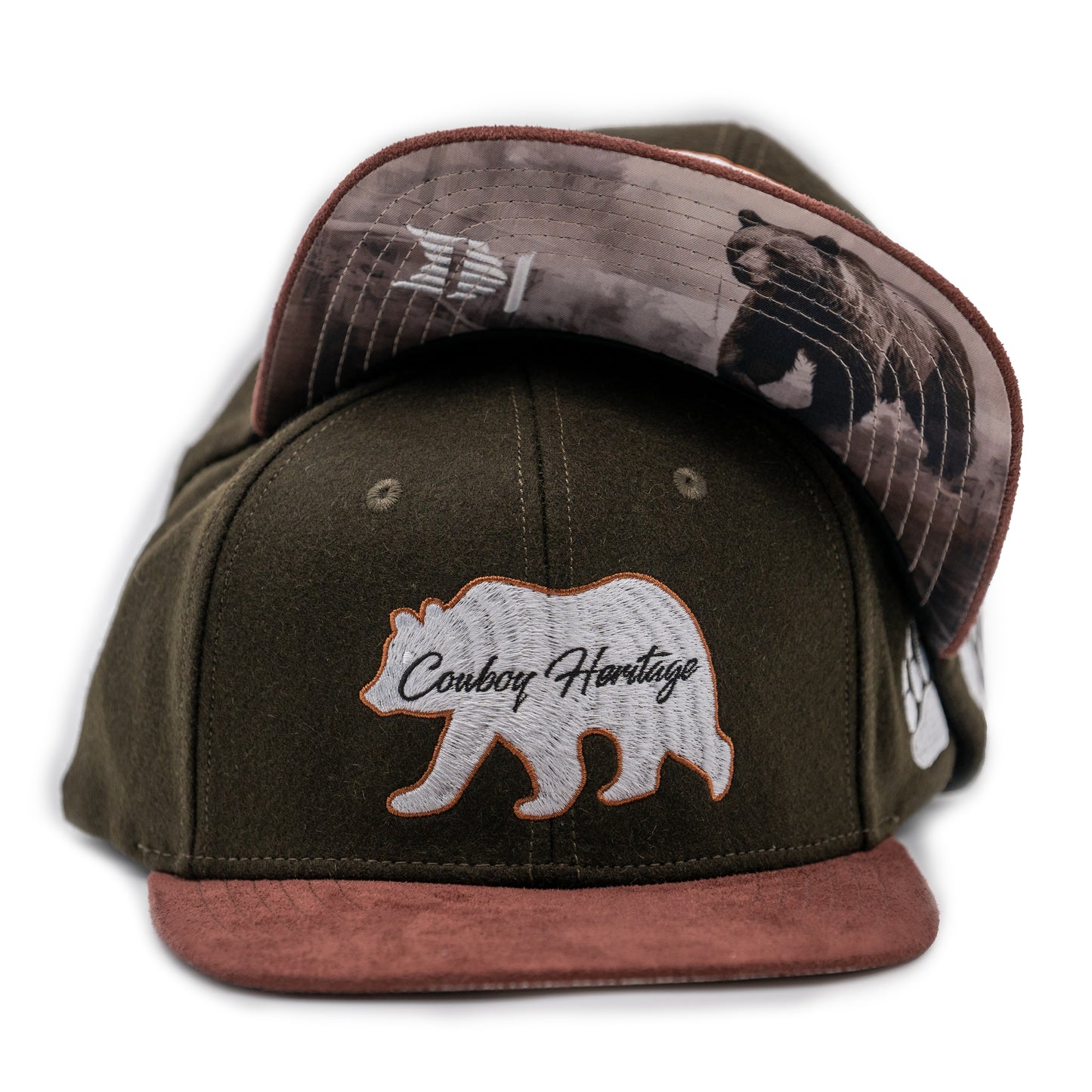 Grizzly Cowboy Heritage Snapback Flat Brim