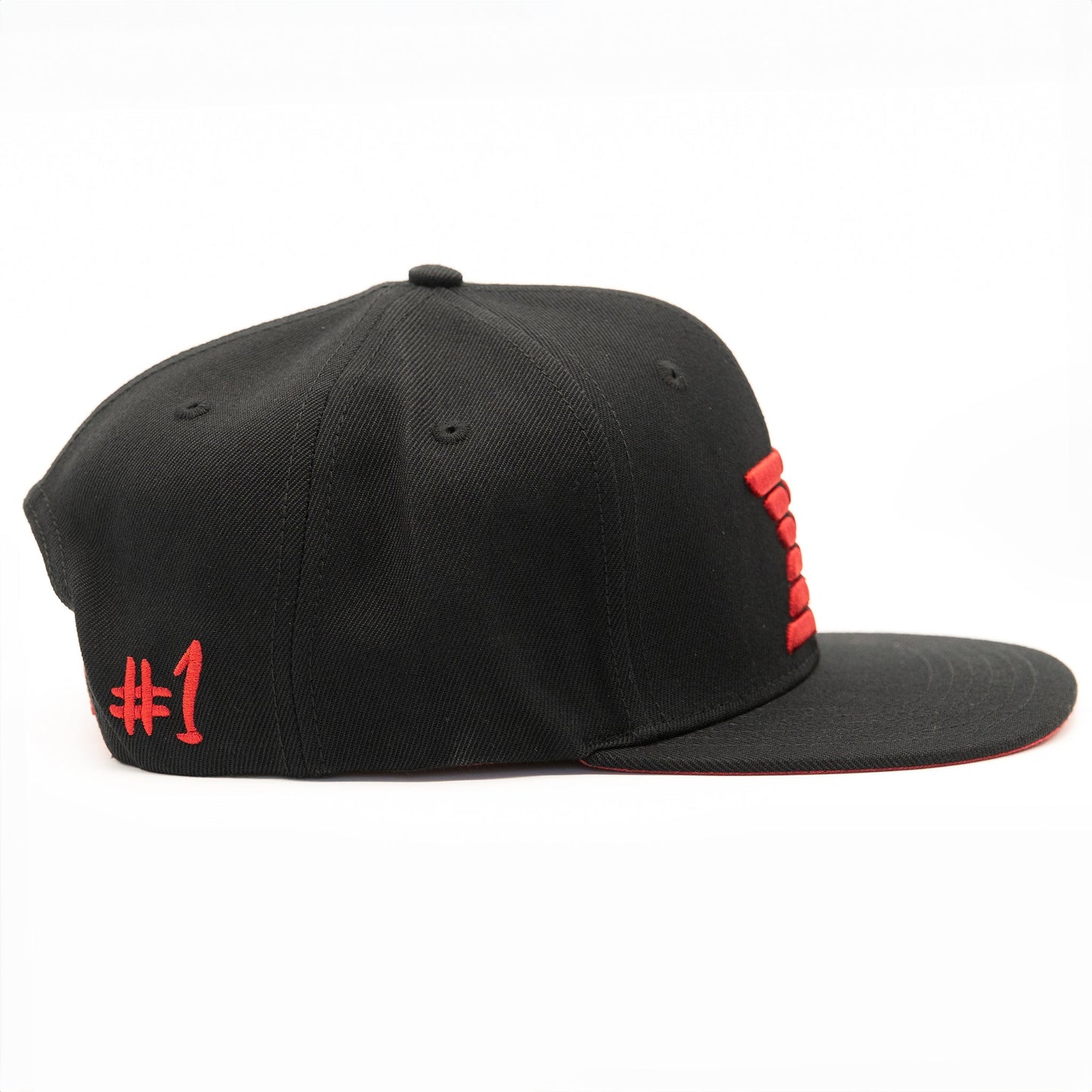 Deez-Hats-No1 Snapback Cap Flat Brim Deez-Hats