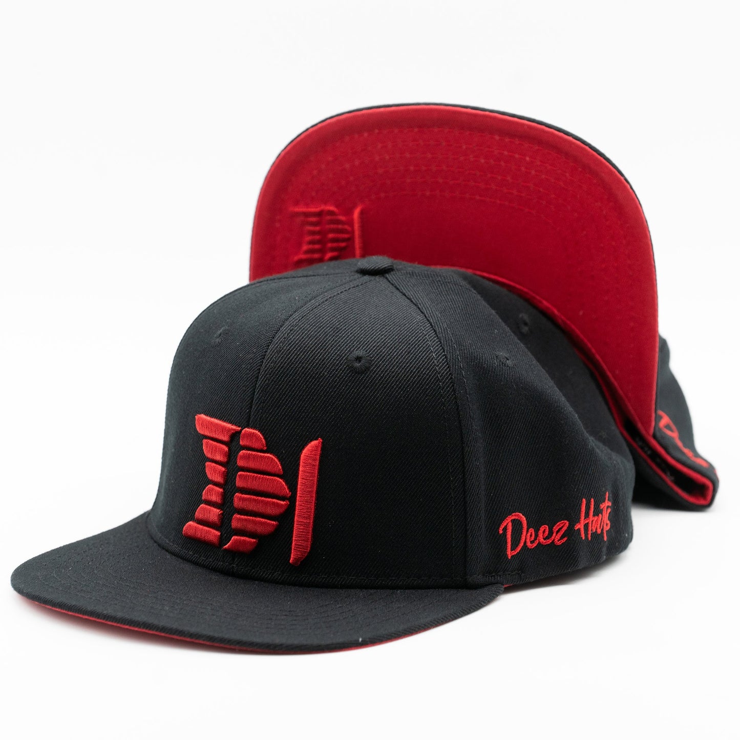 Deez-Hats-No1 Snapback Cap Flat Brim Deez-Hats