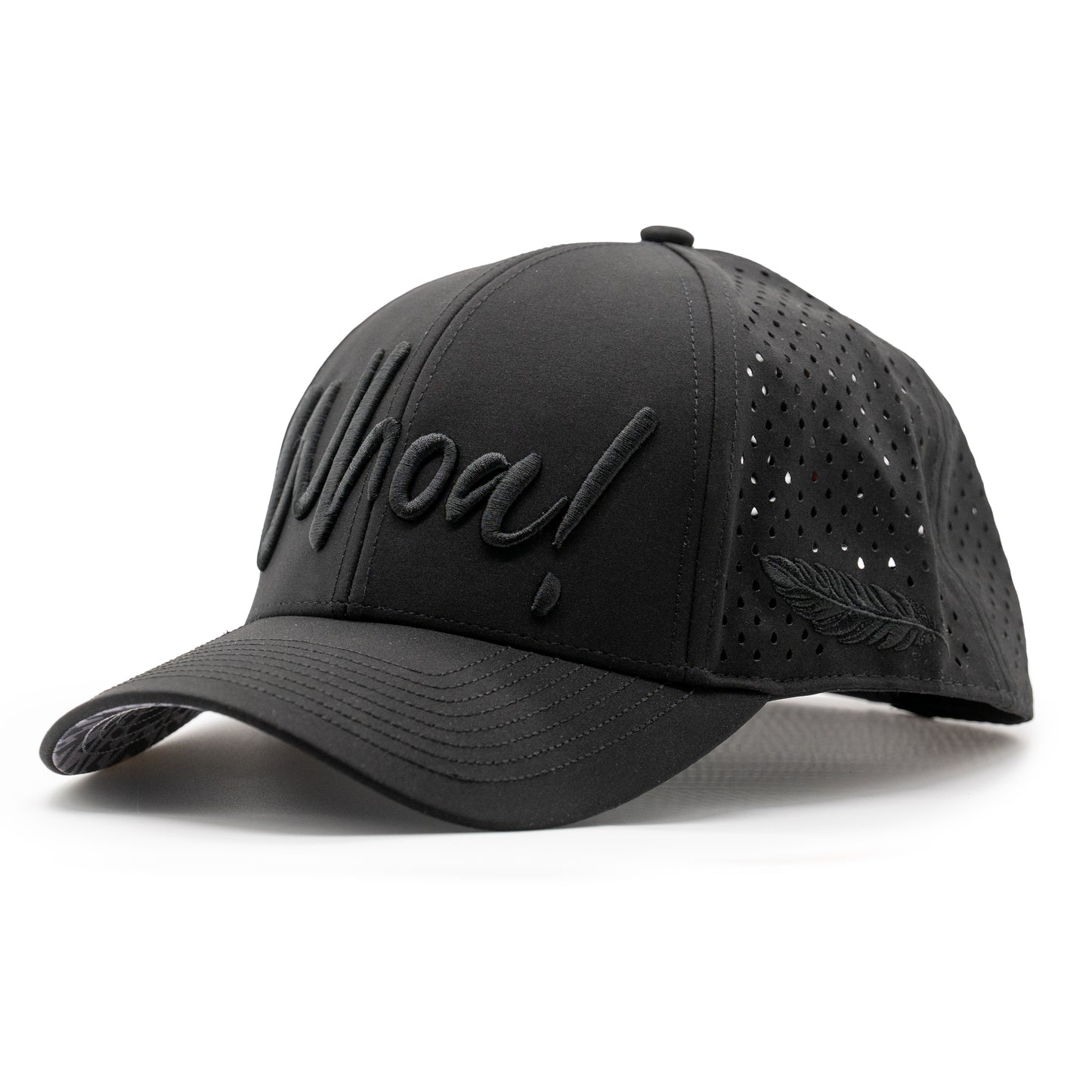 Whoa Damen Cap – All Black Edition